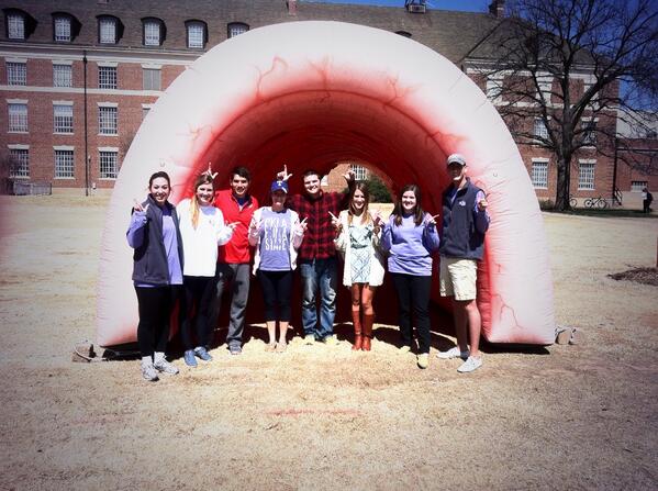 Come see us on ES Lawn from 1-4 and walk through a giant colon! #ColorectalAwarenessMonth #CancerSucks