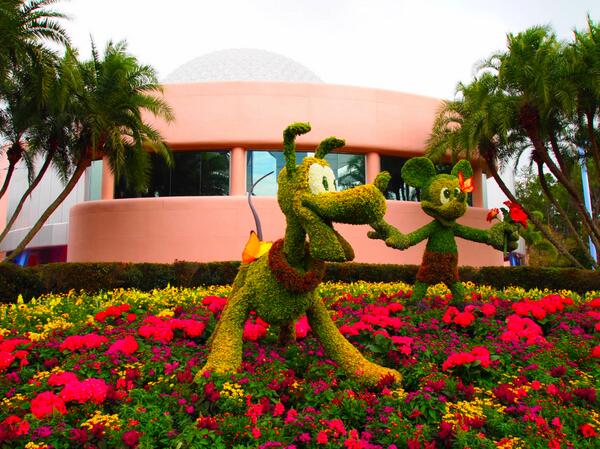Expedia's tweet photo. Spot these Disney characters! Now @WaltDisneyWorld find 100+ floral displays for #EpcotInSpring #ExpediaDisney ^ TS http://t.co/k7vqsxRf1S