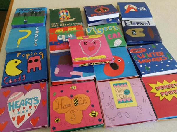 HSLC_Design's tweet image. Well done Yr7 on these fab chocolate packaging and moulds