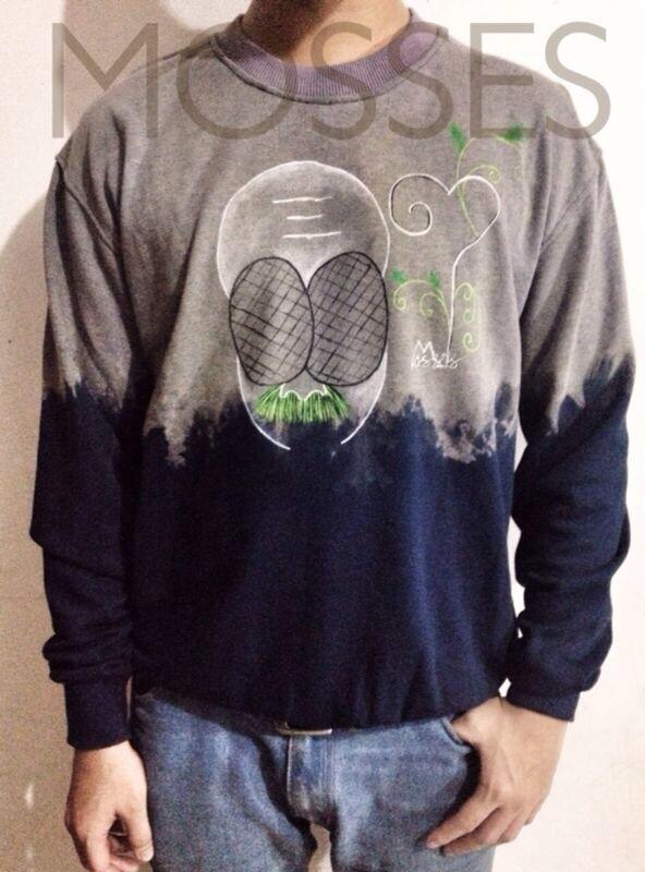 ZYBOTHsweaterrainyday from@Mossescoltd price 200 K IDR ,size L,  paint and tiedye
