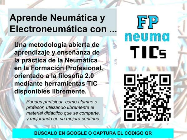 FPneumaTICs's tweet photo. Difundiendo FPneumaTICs mediante códigos QR.
¿ Quieres colaborar ?
#Neumatica
#Electroneumatica http://t.co/UYAu3DE7io