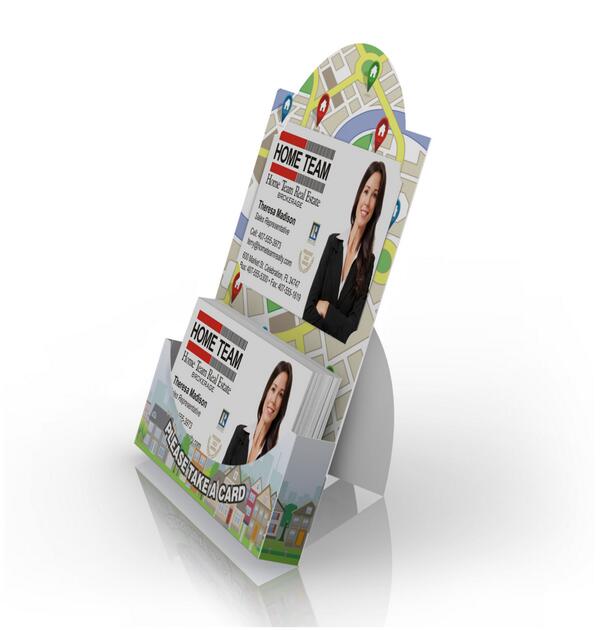 CardCues's tweet photo. New #realestatemarketing tool. #realestate themed #businesscard holders - Pin 40 cards to bulletin boards. #marketing http://t.co/rR9HNfqesj