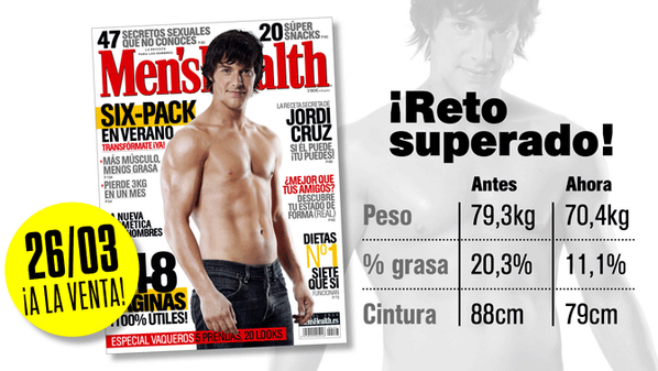 FansJordiCruzMC's tweet photo. A ver a ver, que yo me entere... RT si mañana vas a comprar la @menshealthESP con @JordiCruzMas en portada!!! http://t.co/18gZwsD3wH