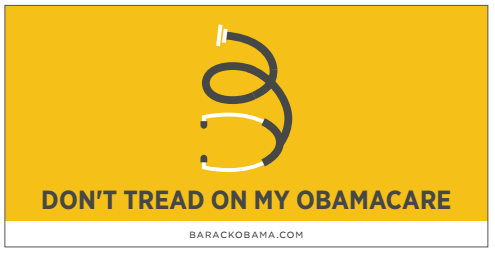 allontheline_va's tweet image. Want an easy way to respond to #Obamacare smack talkers? This FREE sticker may do the trick: ofa.bo/tNb