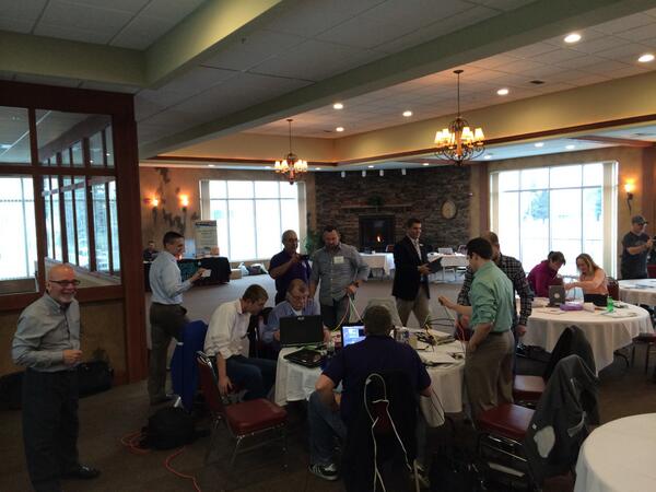 AWSP_Principals's tweet image. More cameras than a Bieber concert. #AWSPstem