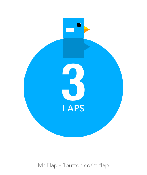 hadya24's tweet photo. I just did 3 laps! #MrFlap http://t.co/HaAsv2uD4x http://t.co/NujqoZ5wfE
