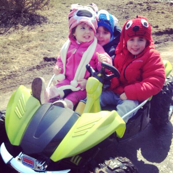 Someone found out that Ben liked gocarts. So he bought a FP dune buggy for him to ride at home! #thesekidsareinheaven