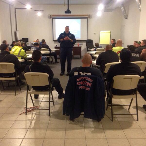 Deputy Chief Becker presenting IMS training. #oneteamonemission #greattraining #missionfocused