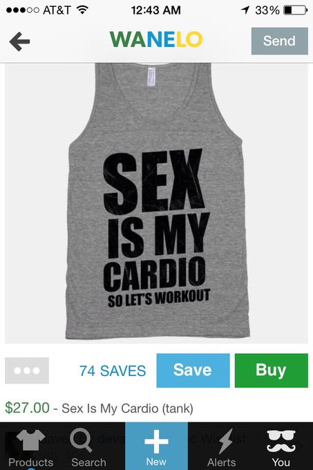 Omg I've got to have this shirt... 😁 #sexismycardio #letsworkout http://t.co/HYZ5DiiQvr<a href="/tag/sexismycardio"class="tags">#sexismycardio</a><a href="/tag/letsworkout"class="tags"><span>#letsworkout</span></a>