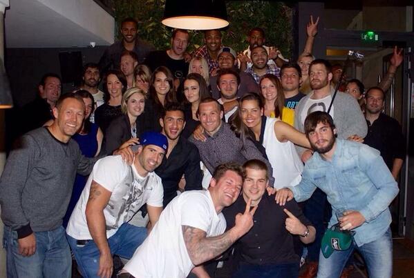 giteau_rugby's tweet image. Happy b'day @drew_mitchell... Hope last night was a nice welcome to the dirty 30's..