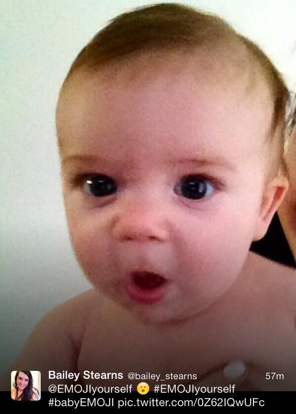 EMOJIyourself's tweet photo. @bailey_stearns Thank you for the 😯 Emoji submission! Precious! http://t.co/eGpHMTKLXu
