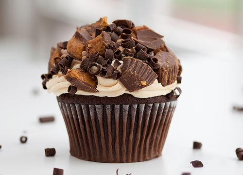 Chocolate Peanut Butter Cupcakes #F00DP0RN