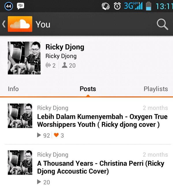 Follow my soundcloud = Ricky Djong