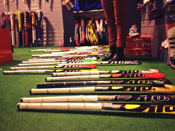 SportpuntDeurne's tweet photo. Gave collectie sticks en schoenen van @DitahockeyNL! Levering laatste week juli bij @SportpuntDeurne #hockeysticks http://t.co/mbhpwwkAF0