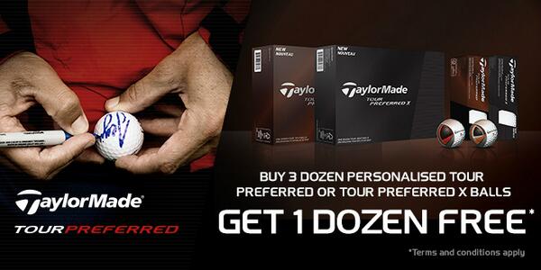 johnfishergolf's tweet image. : There has never been a better time to stock up on your #TourPreferred balls for the season ahead - Get 1 dz free http://t.co/pwLGeuaH33”