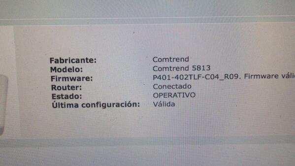 oxzymot's tweet photo. @movistar_es hola Susana, he probado con chrome y Safari, al entrar dice que está operativo y conectado http://t.co/XNxnuCatKt