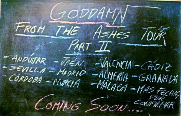 FROM THE ASHES TOUR PART II !!!!!! COMIMG SOON....