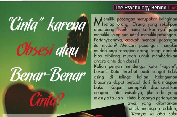 VeronicaClariss's tweet photo. RT @bupsi_untar:"Apakah km bnr-bnr mncintainya? Atau km hnya terobsesi sm dia?"Yuk,cek d sni-> http://t.co/wSn5pkDJXO http://t.co/NCd39xWUGa