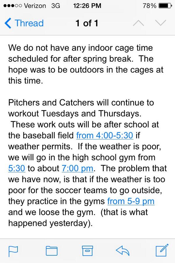 LMbaseball_'s tweet image. Here's an update on hitting and pitching workouts if you didn't see the email