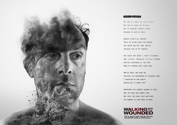 Jason's #WarPoem is about PTSD. Help us get our wounded back to civilian life. Get in touch: bit.ly/WarPoemsWWTW