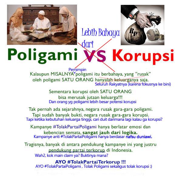 kynanlais's tweet photo. Oalah, sampai segitu dampaknya, ngikut dech kalo gt RT @7udal: Tolak Poligami = Tolak Korupsi #SayNoPartaiPoligami http://t.co/suaNqfwlRs