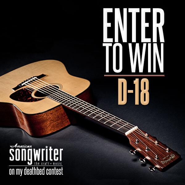 AmerSongwriter's tweet photo. RT @MartinGuitar: Win a beautiful D-18 from the On My Deathbed contest! #martinpride http://t.co/cpVQW8niki http://t.co/I3SHwvPijT