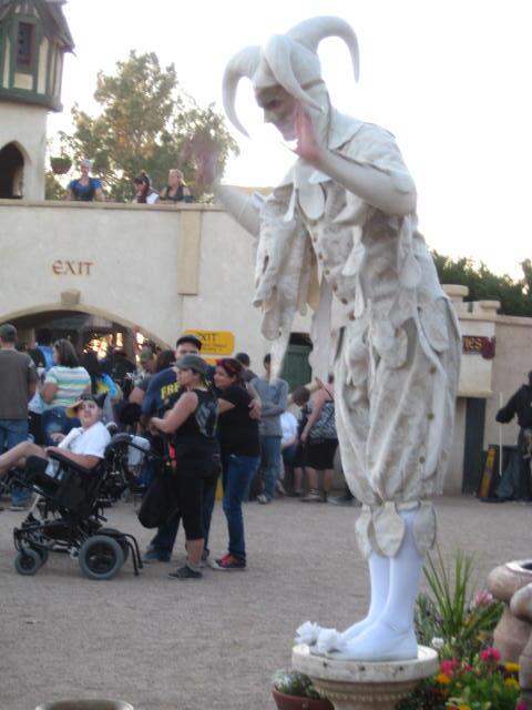 #Day17 #100happydays Savoring all the photos I took at the #AZRENFAIRE #mime