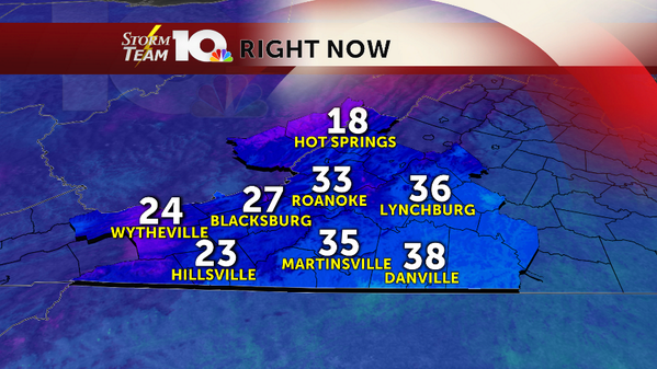 It's COLD!  Bundle up as you head to lunch.  Here are your noon temperatures.
wsls.com/weather