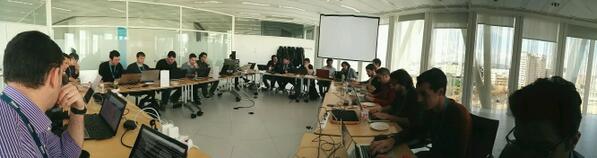 LinasTw's tweet image. Great team at #okapi #giraph hackathon. #BCN