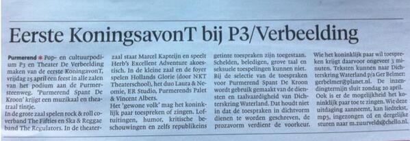 RegulatorsThe's tweet image. 25th april: The Regulators @ KoningsavonT - #P3 #Purmerend (NL)