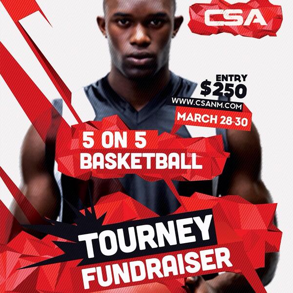 CSANM's tweet image. Today is the last to sign up for the CSA 5 on 5 Basketball Tournament this weekend!  Text Chris at 575-640-2227