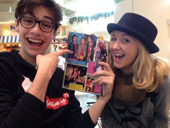 TekleWin's tweet photo. “@JoeyBragg: Thanks @BOPandTigerBeat for featuring these two lovebirds in your May issue. http://t.co/XyCIhsPl78”
