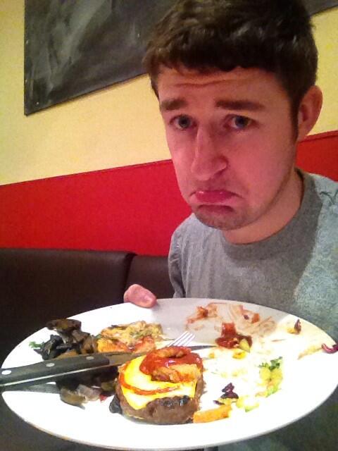 <a href="/ManVFoodUK/">Man V Food UK</a> food won :( #betterlucknexttime