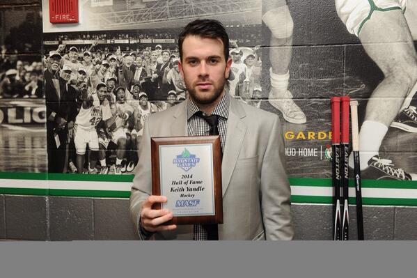 BayStateGames's tweet image. @BizNasty2point0 does Keith Yandle always look this happy to win an award? #BSGHOF