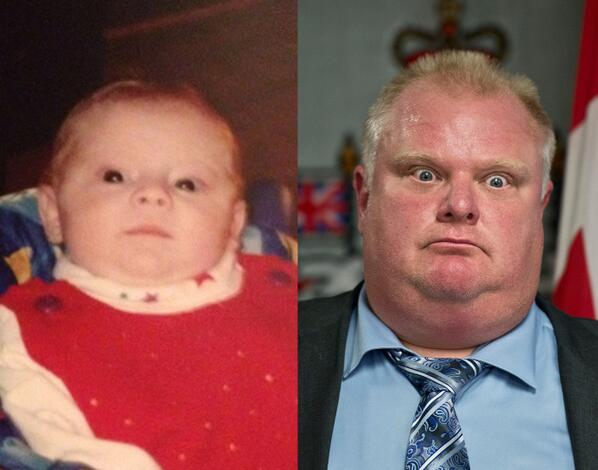 jimmyfallon's tweet photo. A fan of the show who lives in Kansas City sent me this picture of her daughter Emily. #RobFordBaby http://t.co/CjeKInWdec