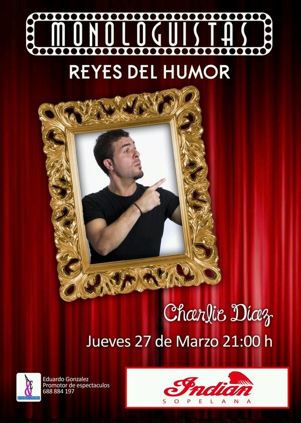 Como todos los jueves. Indian social night..... mañana Charlie Diaz monólogos en vivo. Seeeeee