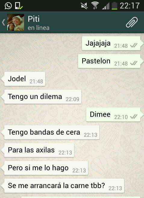 mariamorema's tweet photo. Ella y sus preguntas @pburgos95 jajajajajajja http://t.co/VA5bmpYloa