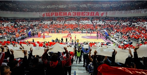 Sportando's tweet photo. Crvena Zvezda breaks @Eurocup attendance record tonight with 24232 tickets sold http://t.co/Icdmmjjtmp