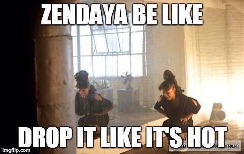 tevxtdrive's tweet photo. This shall be normal for her now a days😂😂😂 

#zendaya #YouveGotSwag #TheBuzz @radiodisney http://t.co/AxAYdoHJSW