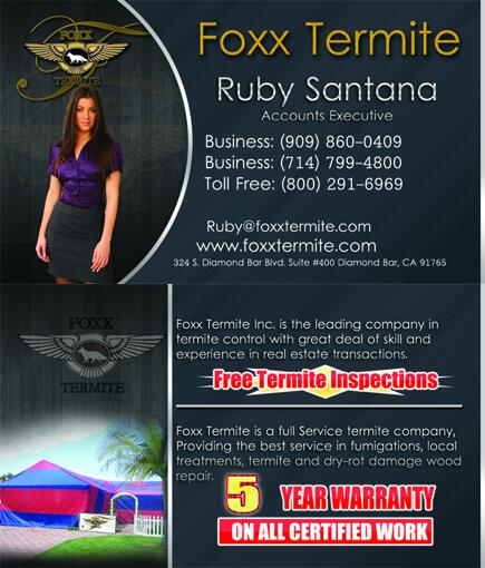 santana_ruby's tweet image. REAL ESTATE AGENTS: We want to help you and your clients save money on your Termite issues.Please call 909-860-0409