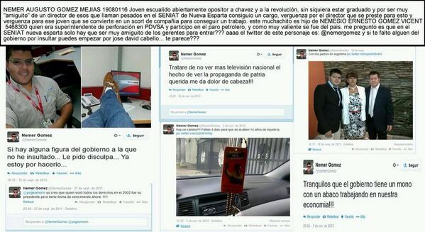 olgajaimes's tweet photo. "@tayloramarilys: ¿POR QUÉ ESTE DISOCIADO ESTÁ ENCHUFADO EN EL SENIAT NUEVA ESPARTA? https://t.co/9aEkzyfwjd .@f_nairicita. ENCHUFADO OJO