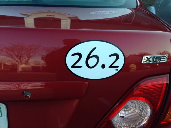 manishdoc's tweet photo. #26.2 #sheerjoy #proudowner http://t.co/NH7QRTT5aj