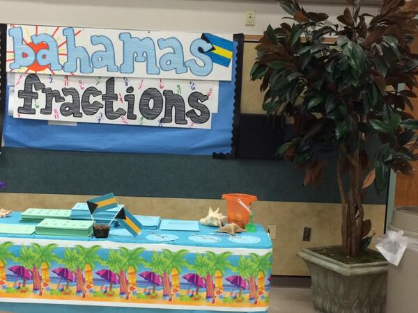 #phehuskies representing the Bahamas and Fractions at Title 1 Family Night: Journey Around the World!