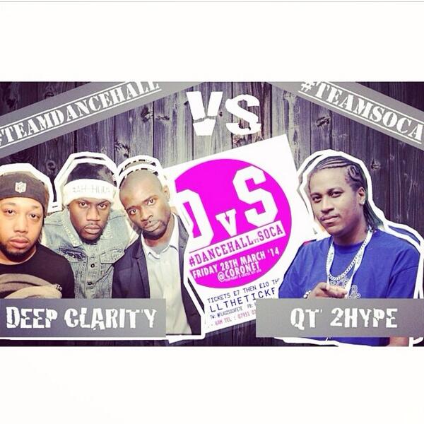 djcomplexonline's tweet photo. #war dancehall vs soca this Friday correnet, elephant and castle #soundboykillah http://t.co/PM0cinnkBQ