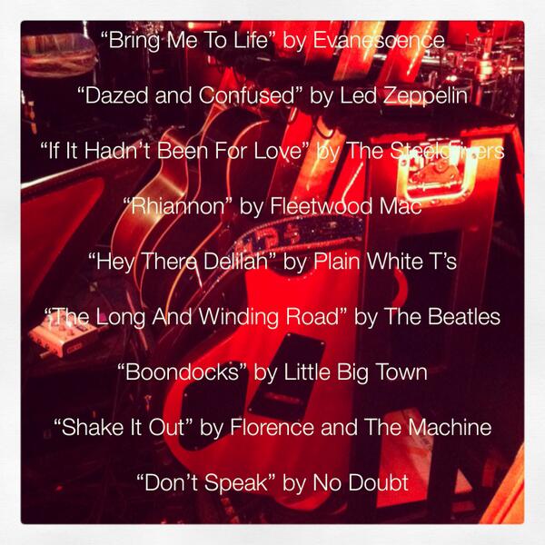 SONG LEAK --&gt; idol.ly/NVViB3  Can you guess who's singing what tonight on #idol?