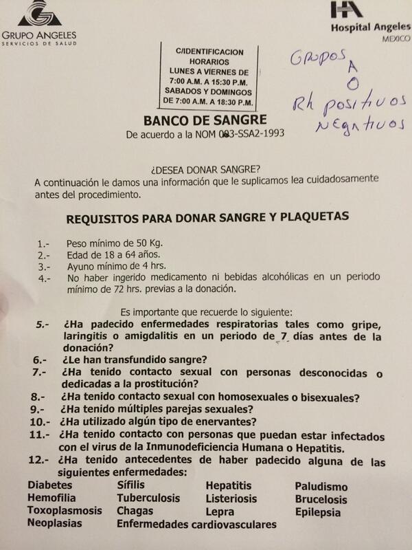 urge RH A u O + o - en el Hospital de México para mi hijo Jordi Goenaga POR FAVOR lean el instructivo