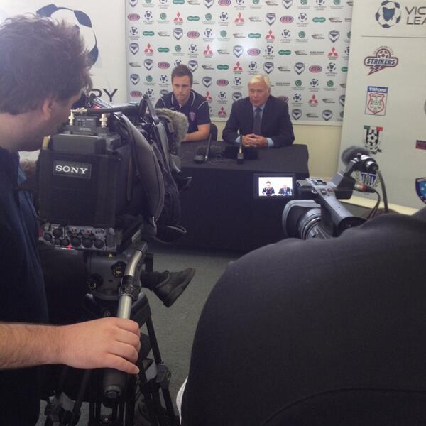 #VictoryLeague season begins tomorrow at 8pm at KGV. @FootballFedTas presser with <a href="/SouthHobartFC/">South Hobart FC</a> <a href="/GlenorchyKnight/">Glenorchy Knights</a>