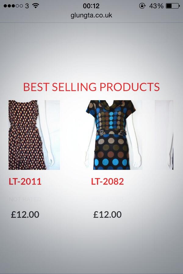 I  sited up my web for selling clothing online , I know it isn't attractive as others, but I hope I can sell them