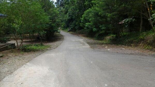 Jalan ke air terjun seperti ini, jarak skitar 4 KM dr jalan poros | Air terjun Mata Buntu, kec. Wasuponda #LuwuTimur