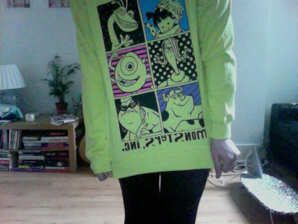 RubyRoxx's tweet photo. Purchase of the week, 'shut up and take my money' #lovepixar #pixar #disney #monstersinc http://t.co/mwQMl0JKfo